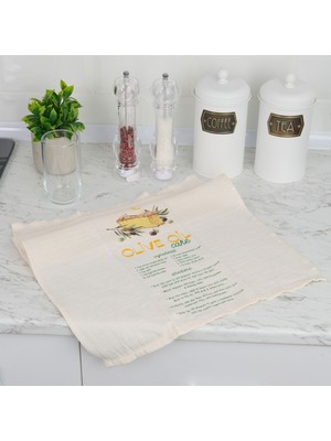 Matmel Soft Aliva Mutfak Havlusu - Beyaz - 40X66 cm