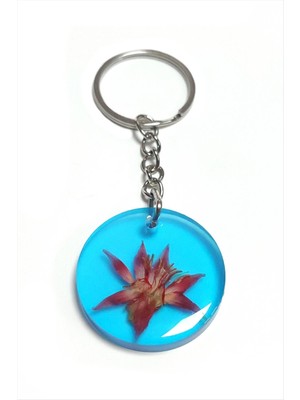 SiHako Tesbih Çiçeği Epoksi Anahtarlık