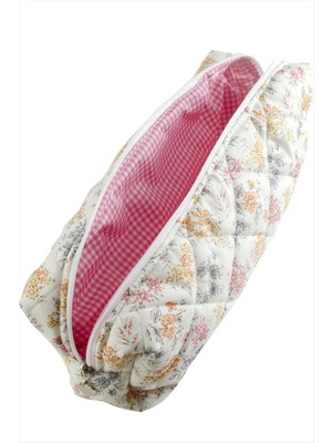 SiHako Çiçek Desenli Dy Saç Şekillendirici Çanta