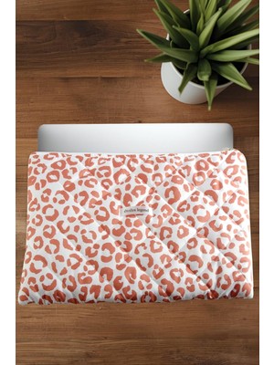 SiHako Leopar Desenli Labtop Bilgisayar Çantası 15*16 Inç
