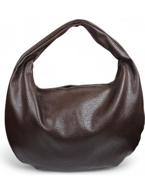 Luglio Shoes Kahverengi Salaş Büyük Omuz Çantası