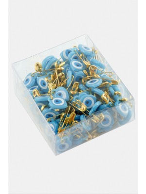 SiHako Kalp Nazar Boncuklu Çengel Iğne 100 Adet