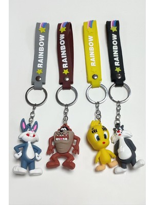 SiHako Çzgflm Karakteri Silikon Anahtarlık