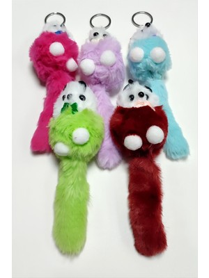 SiHako Süs Köpeği Tüylü Peluş Anahtarlık