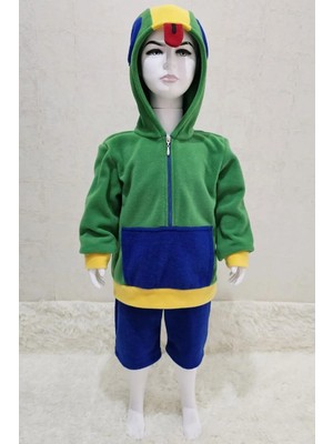 Bkmc Lüks Kapüşonlu Cosplay Yeşil Kostüm | Video Oyunu Kapüşonlu Yeşil Kostüm