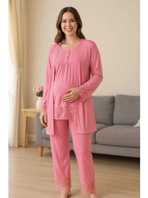 Tenra 3 Parça Hamile Pijama Takımı