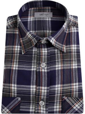 Uki Indigo Comfortfir Oduncu Gömlek
