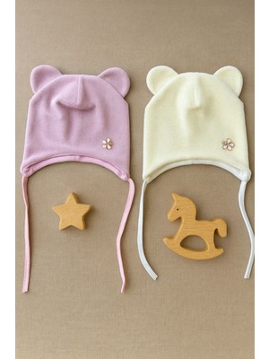 Greenmoon Dış Kısmı Polar Iç Kısmı %100 Pamuk Bebek Bere