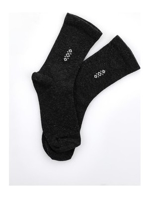 Semoor Erkek Üçgen Desen Soket Çorap Pamuklu (Penye) 3'lü