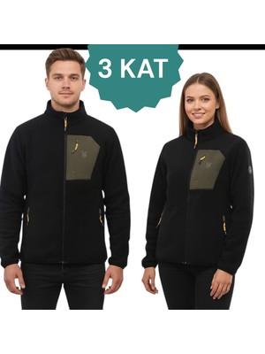 3 Katlı Polar Mont | Unisex | Cepli, Rüzgâr Geçirmez Outdoor Ceket