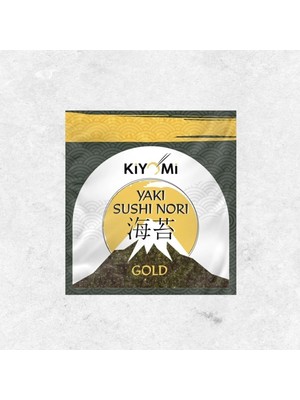Kiyomi Organik Sushi Yaki Nori Gold- Kurutulmuş Deniz Yosunu 50 Adet
