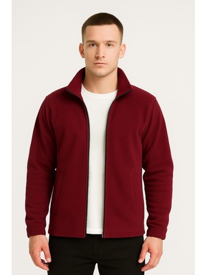 Parshey Erkek - Kadın Kalın Kışlık Tam Fermuarlı Regular Fit Polar Ceket