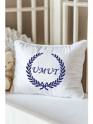 Moda Lime Isme Özel Baskılı Bebek Dolgulu Yastık