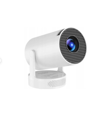 Başkenttekno Bataryalı Dahili Hoparlör Projeksiyon Cihazı Taşınabilir 4K Destekli 1080P Android Sistemli Wifi 6 Destekli Projektör