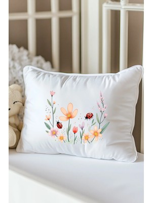 Moda Lime Isme Özel Baskılı Bebek Dolgulu Yastık