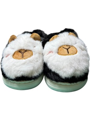 Kitti 1-5 Yaş Çocuklar Için Kapibara Desenli Figürlü Pelüş Ayakkabı – Rahat & Dayanıklı