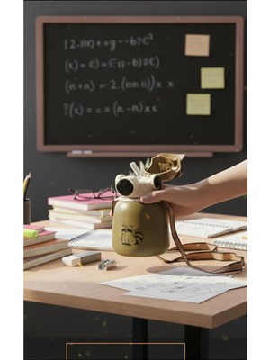 Titiz Termos Matara Gamer Şekilli 500 ml Paslanmaz Çelik Çocuk Kız Erkek Içecek Suluk