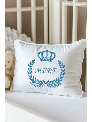 Moda Lime Isme Özel Baskılı Bebek Dolgulu Yastık