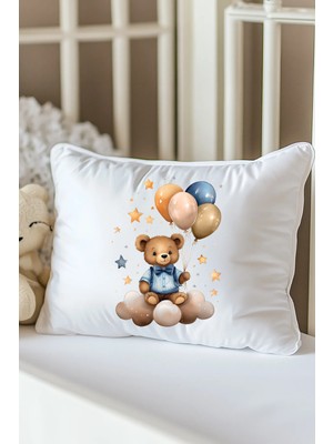 Moda Lime Isme Özel Baskılı Bebek Dolgulu Yastık