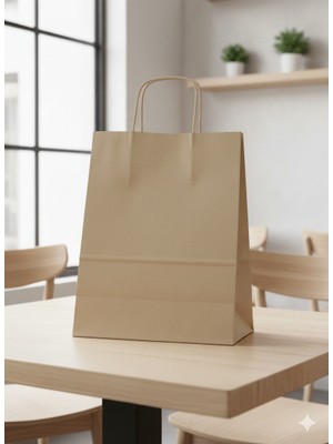 Ta-Fu Global Renkli Karton Çanta 25 Li Esmer Sap