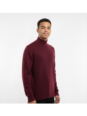 Lacoste Yarım Boğazlı Regular Fit Triko
