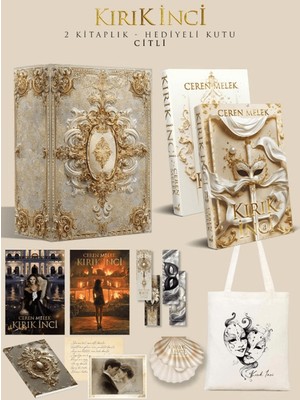 İndigo Kitap Kırık İnci Serisi - 2 Kitap Hediyeli Kutu (Ciltli) - Ceren Melek