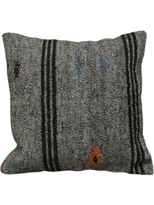 Kilim Antik El Dokuma Dekoratif Kilim Kırlent Yastık Kılıfı 0973 - Yeni - Çok Renkli