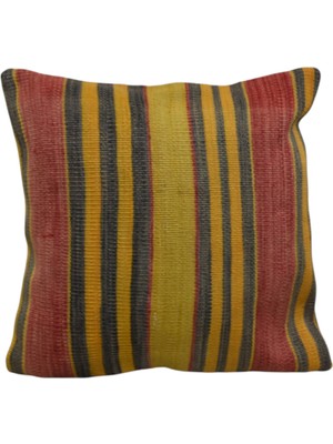 Kilim Antik El Dokuma Dekoratif Kilim Kırlent Yastık Kılıfı 0972 - Yeni - Çok Renkli