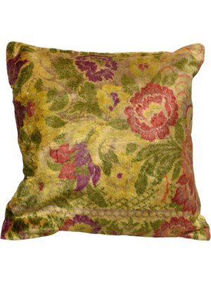Kilim Antik Kadife Dokuma Dekoratif Kilim Kırlent Yastık Kılıfı 0962 - Yeni - Çok Renkli