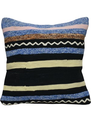 Kilim Antik El Dokuma Dekoratif Kilim Kırlent Yastık Kılıfı 0977 - Yeni - Çok Renkli