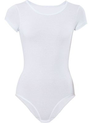 Likralı Kısa Kol Body 4057