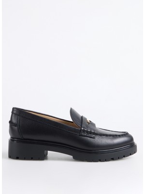 Lauren Ralph Lauren Siyah Kadın Loafer 802967752001