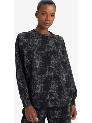 DeFacto Oversize Geniş Kalıp Bisiklet Yaka Sporcu Sweatshirt G7102AX25WN