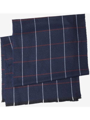 Altınyıldız Classics Lacivert - Bordo Erkek Atkı ACE282610009_BRL