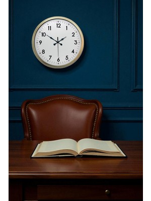 Norino Zentime 40 cm Eskitme Vintage Duvar Saati