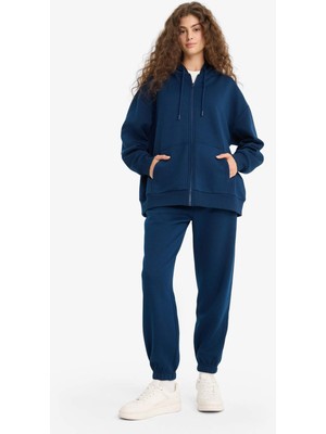 DeFacto Beli Bağcıklı Cepli Esnek Bantlı Paça Jogger Eşofman Altı S7370AZ25WN