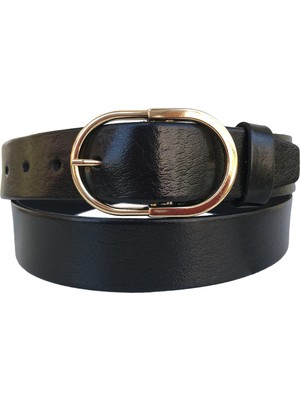 Goderi  Deri Gold Tokalı Kadın Kemeri 4 cm