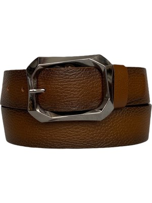 GoDeri Deri, Siyah Nikel Tokalı Tosado Kadın Kot Kemeri 4 cm