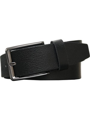 GoDeri  Desenli Siyah Tekkat Kumaş Pantolon Kemeri 3.5 cm