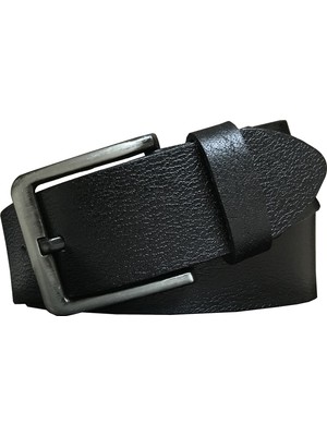 GoDeri  Yumuşak Siyah 4.5 cm Kot, Spor Kemer