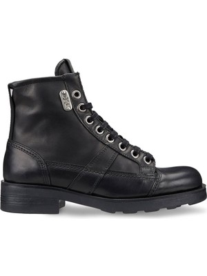 Kadın Bot OXW002400 Oxs Frank 0024 Mıd D Leather Black