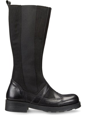 Kadın Çizme OXW002600 Oxs Frank 0026 Boot D Nylon/leather Black