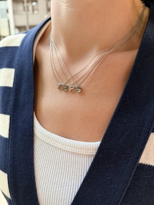 Tep's Jewellery Gümüş Harf Kolye