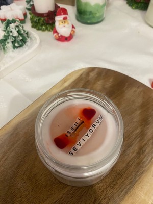 Bulmira Gizli Mesajlı Hediyelik Mum