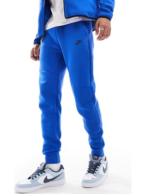 Nike Tech Fleece Slim Fit Men’s Track Jogger Pants Erkek Dar Kesim Eşofman Altı Mavi