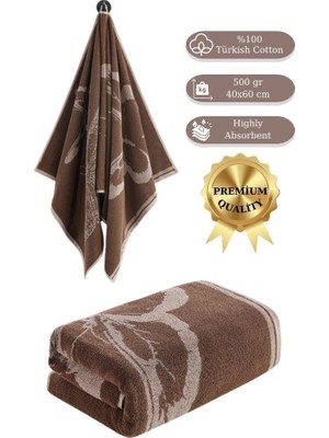 Karna Home Cotton Havlu Kelebek Desen Karna 500 Gr. 40X60 cm