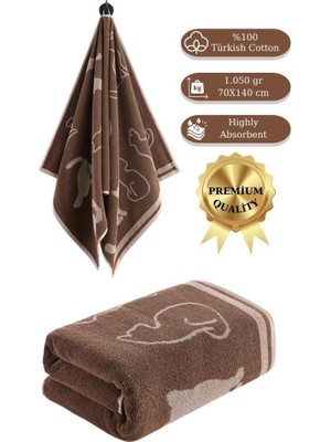 Karna Home Cotton Havlu Kedi Desen Karna 500 Gr. 40X60 cm