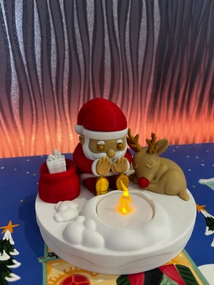 3dvibeswithmerve Yılbaşı Hediye Dekoru Noel Baba