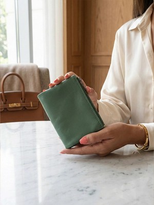 Yedideri C13 Yd  Deri Fermuarlı Yumuşak Cüzdan