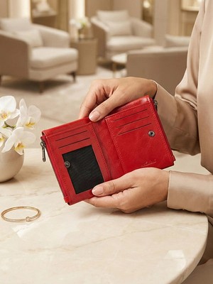 C13 Yd Hakiki Deri Fermuarlı Yumuşak Cüzdan